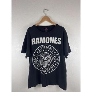 Vintage 2008 Ramones Presidential Seal Band T-Shirt Black